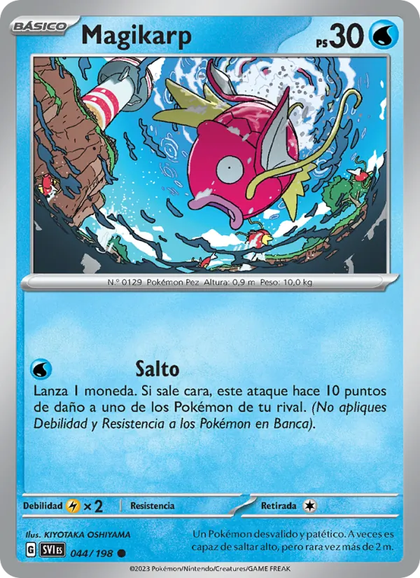 Magikarp Escarlata y Púrpura 044/198