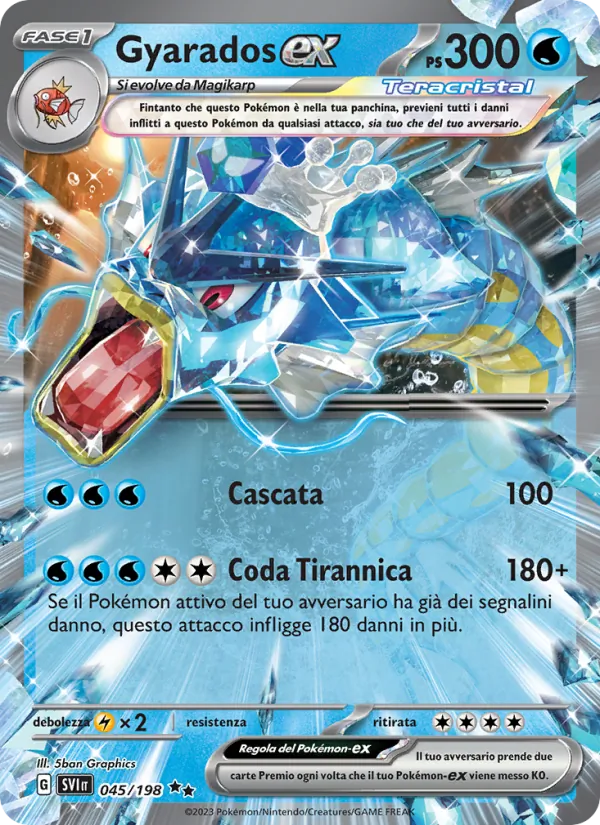 Gyarados-ex Scarlatto e Violetto 045/198