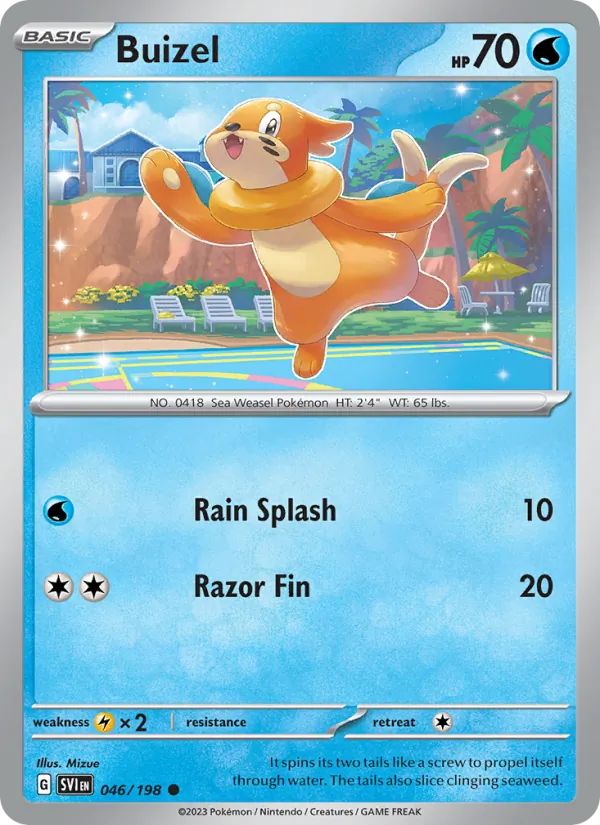 Buizel Scarlet & Violet 046/198
