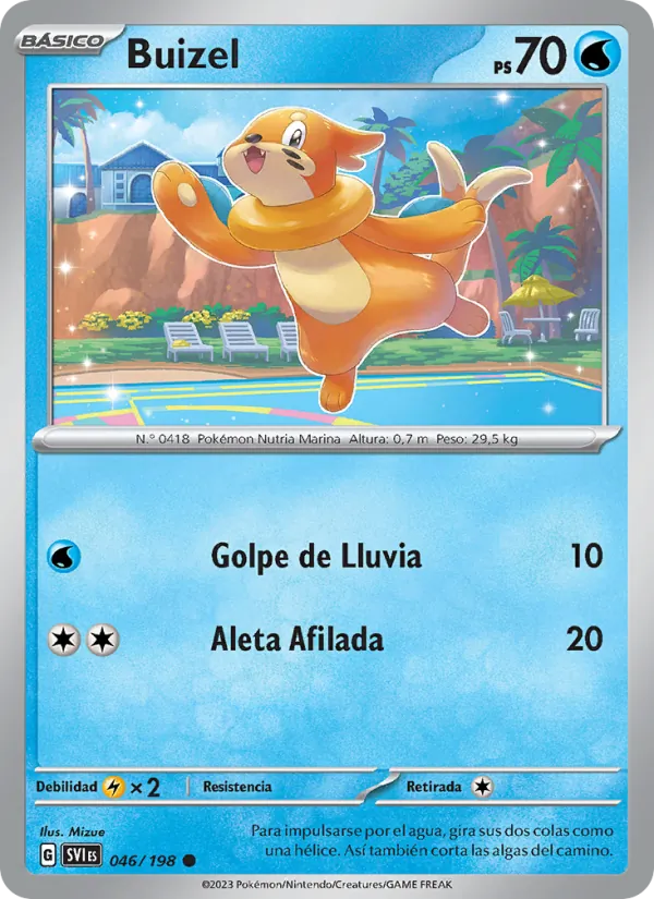 Buizel Escarlata y Púrpura 046/198