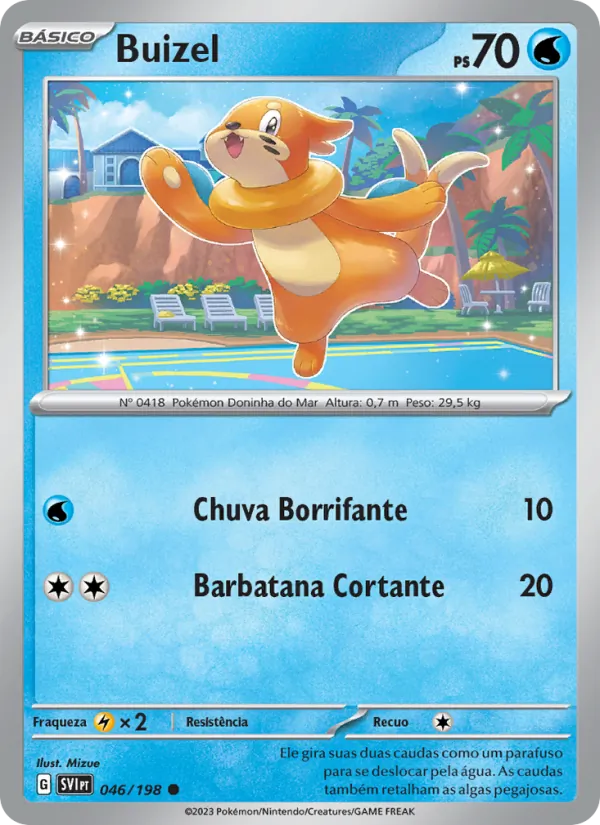 Buizel Escarlate e Violeta 046/198