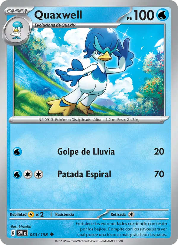 Quaxwell Escarlata y Púrpura 053/198