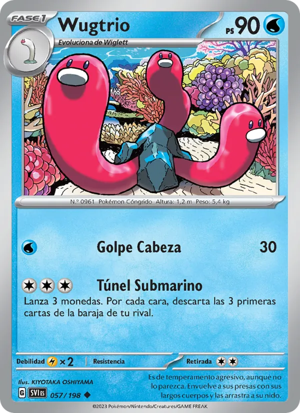 Wugtrio Escarlata y Púrpura 057/198