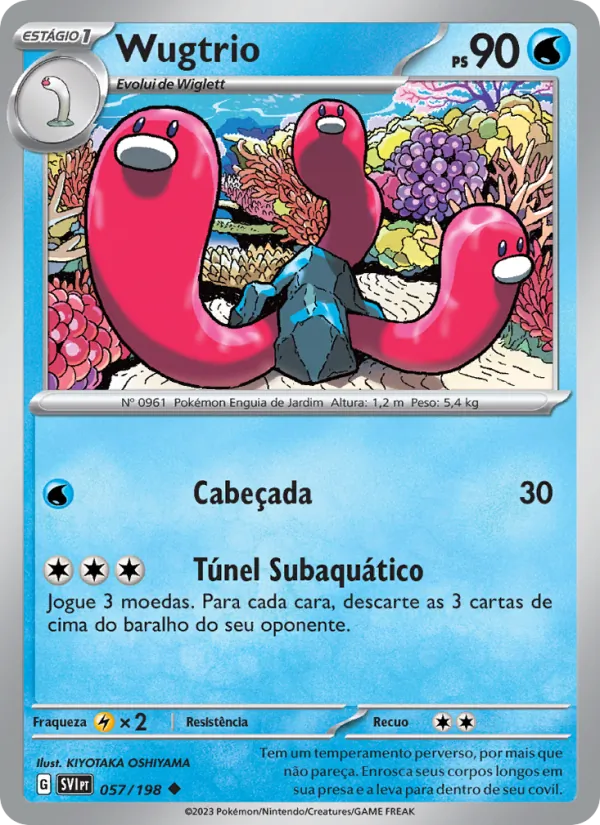 Wugtrio Escarlate e Violeta 057/198