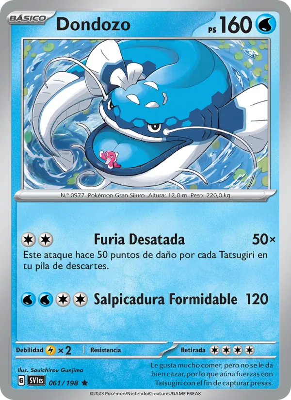 Dondozo Escarlata y Púrpura 061/198