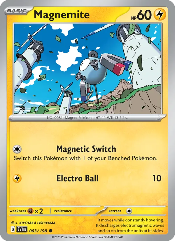 Magnemite Scarlet & Violet 063/198
