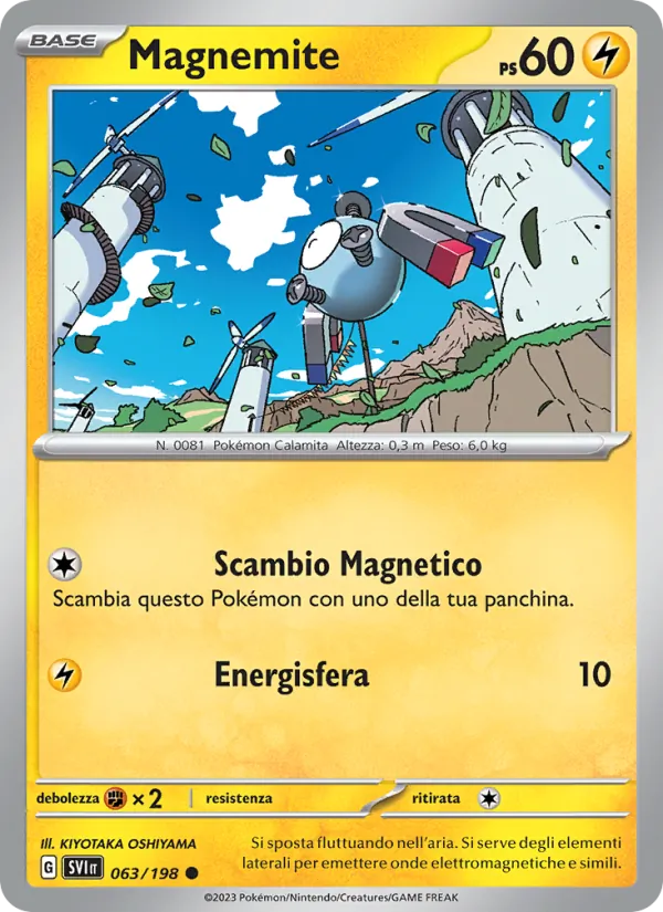 Magnemite Scarlatto e Violetto 063/198