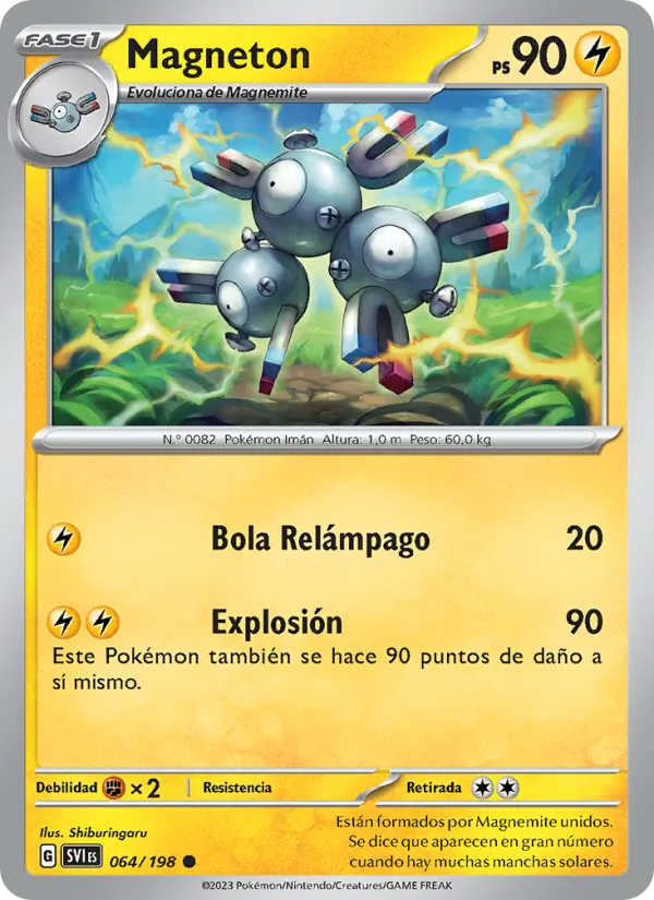 Magneton Escarlata y Púrpura 064/198