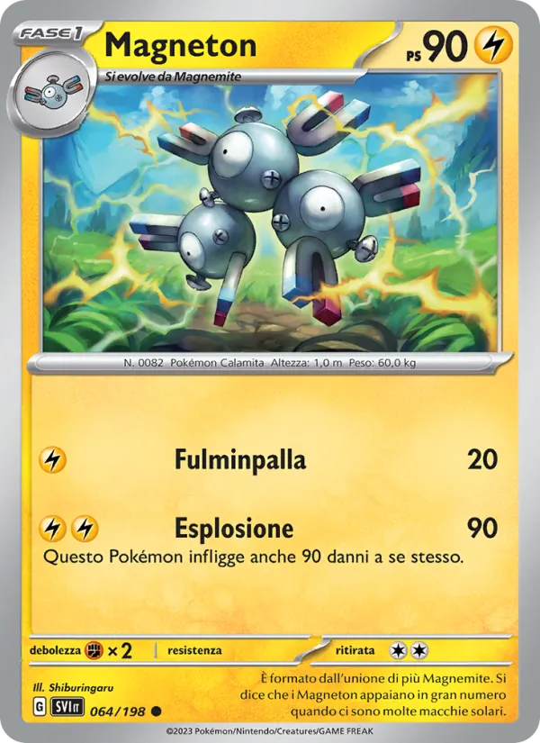 Magneton Scarlatto e Violetto 064/198