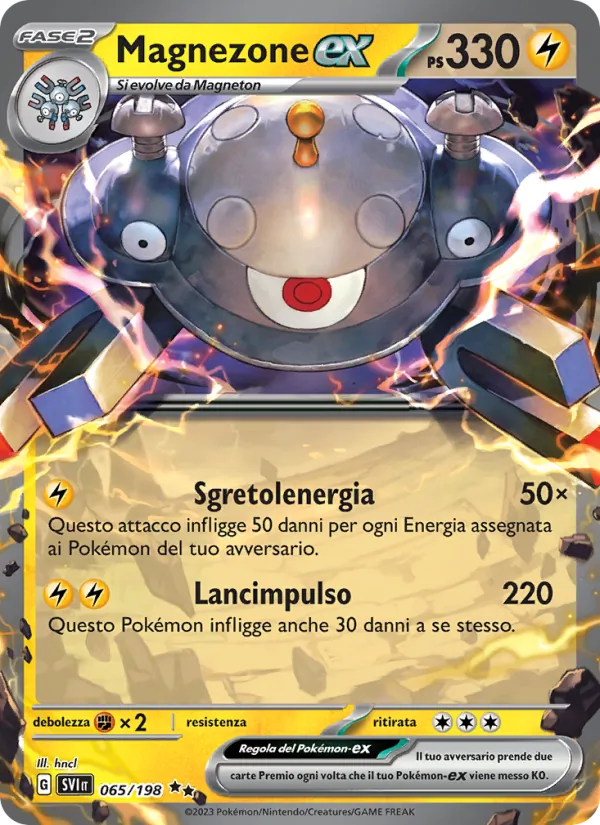 Magnezone-ex Scarlatto e Violetto 065/198