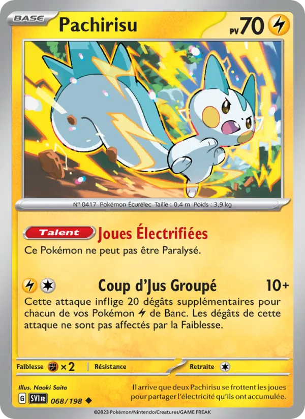 Pachirisu Écarlate et Violet 068/198