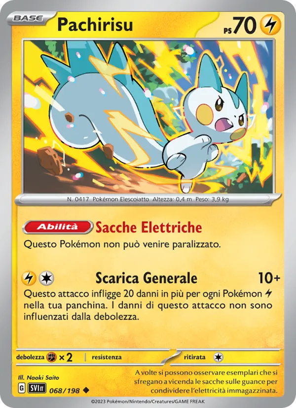 Pachirisu Scarlatto e Violetto 068/198