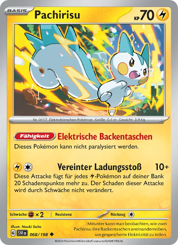 Pachirisu Karmesin & Purpur 068/198