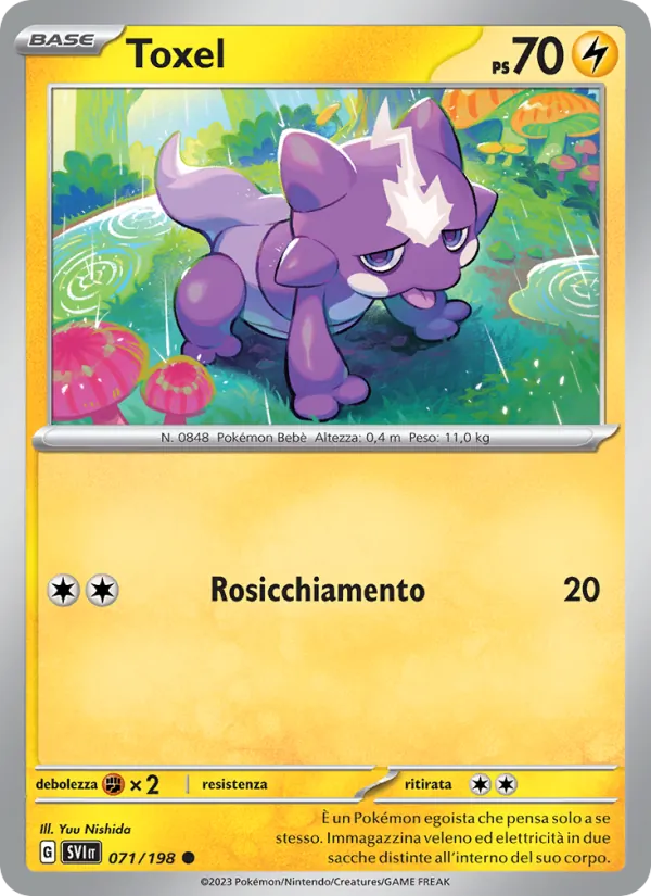 Toxel Scarlatto e Violetto 071/198