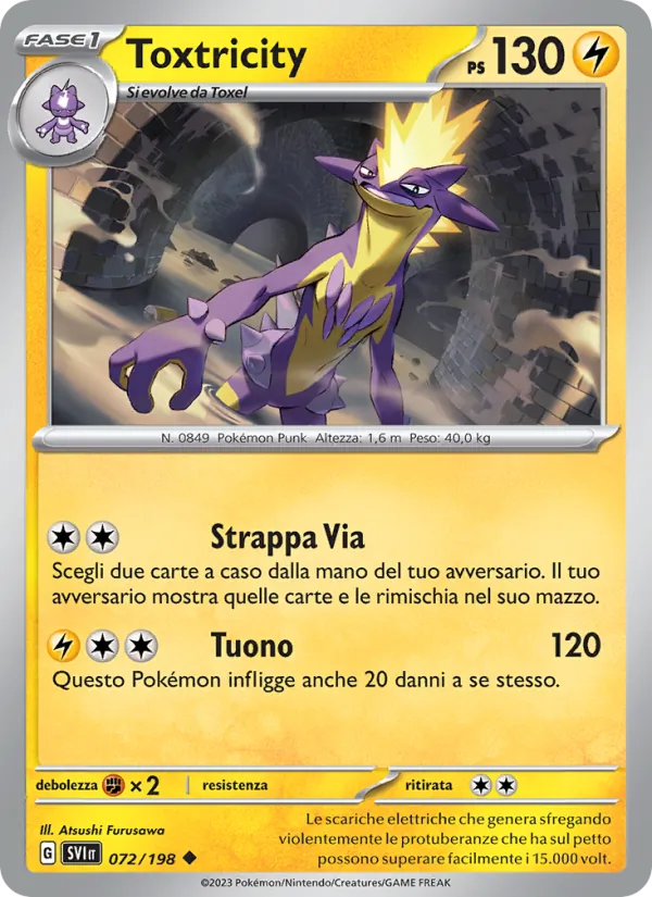 Toxtricity Scarlatto e Violetto 072/198