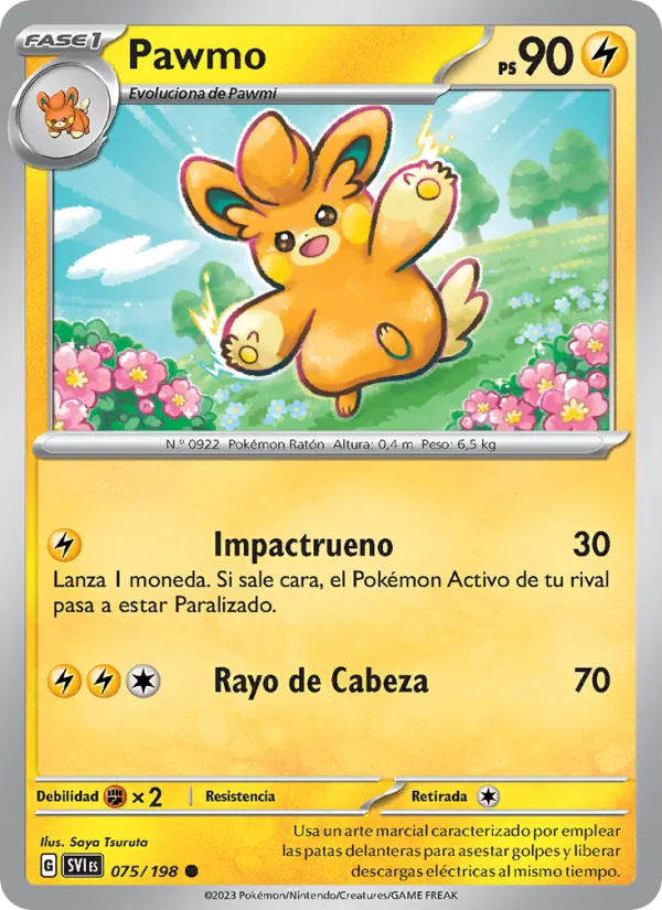 Pawmo Escarlata y Púrpura 075/198