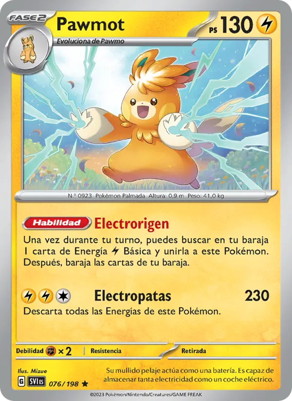 Pawmot Escarlata y Púrpura 076/198
