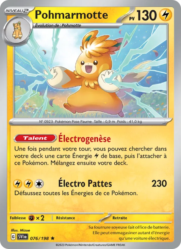 Pohmarmotte Écarlate et Violet 076/198
