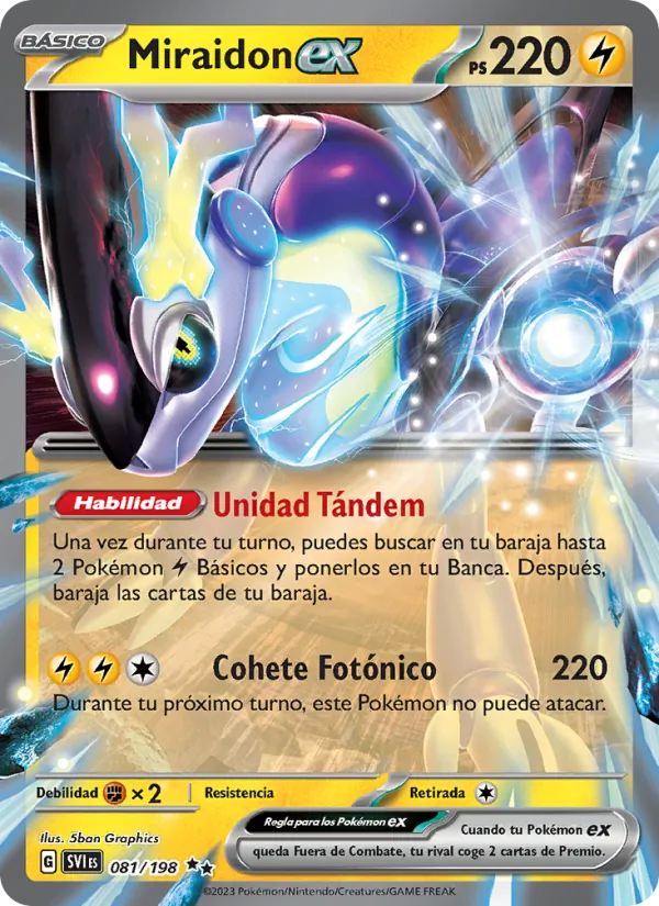 Miraidon ex Escarlata y Púrpura 081/198