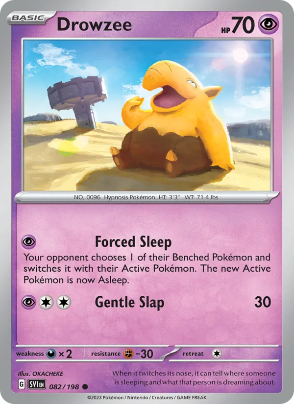 Drowzee Scarlet & Violet 082/198