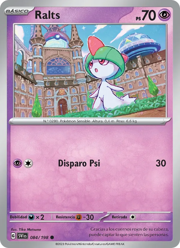 Ralts Escarlata y Púrpura 084/198