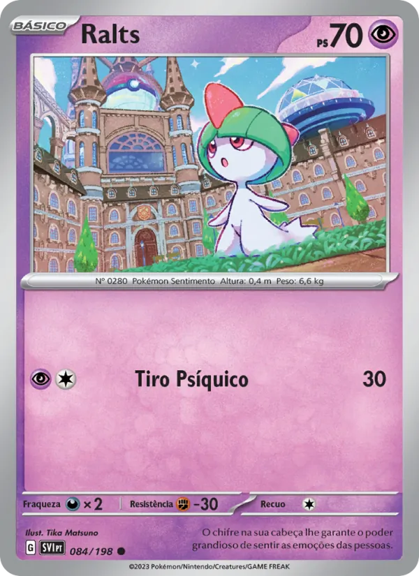 Ralts Escarlate e Violeta 084/198