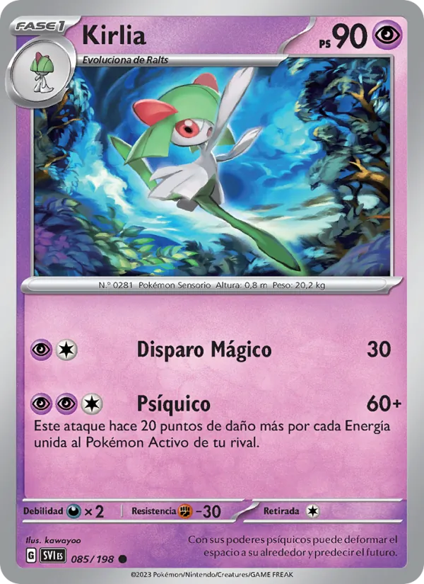 Kirlia Escarlata y Púrpura 085/198