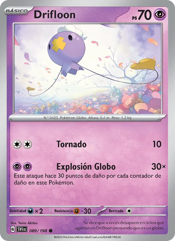 Drifloon Escarlata y Púrpura 089/198