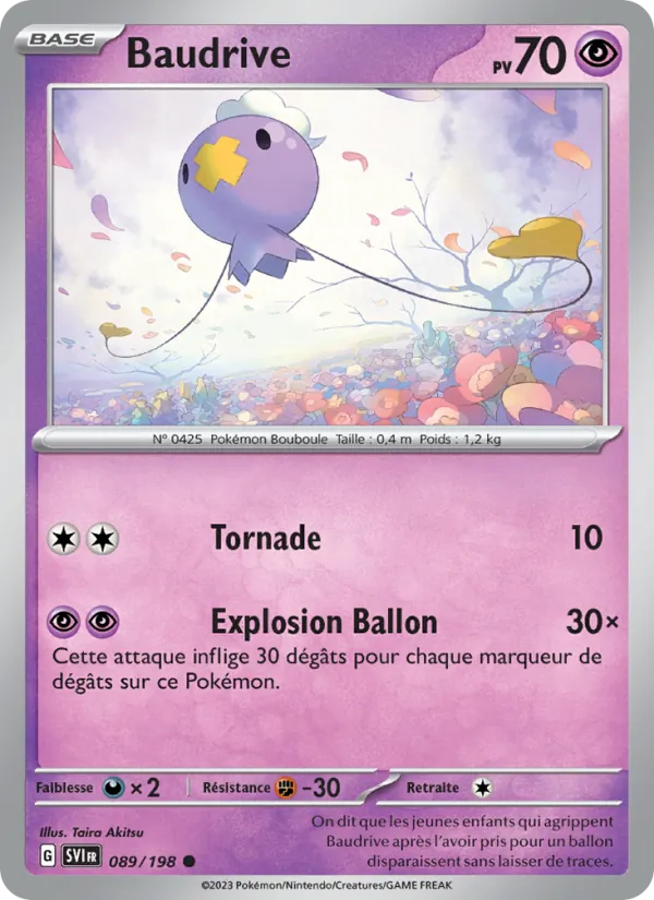 Baudrive Écarlate et Violet 089/198