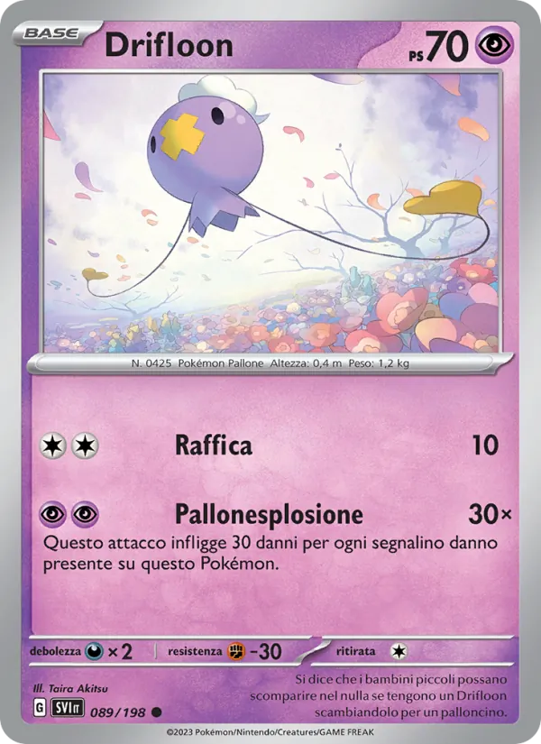 Drifloon Scarlatto e Violetto 089/198