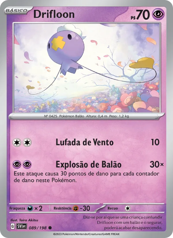 Drifloon Escarlate e Violeta 089/198