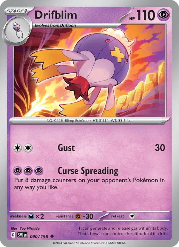 Drifblim Scarlet & Violet 090/198
