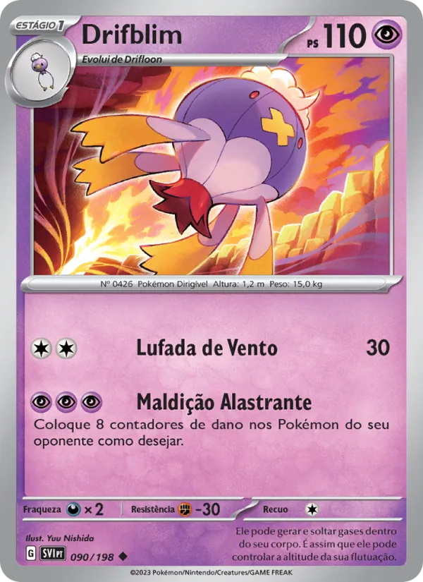 Drifblim Escarlate e Violeta 090/198