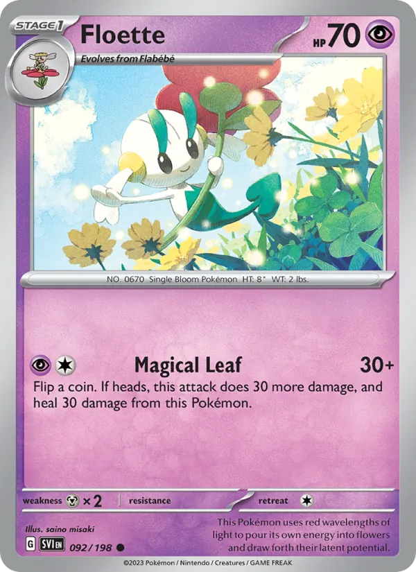 Floette Scarlet & Violet 092/198