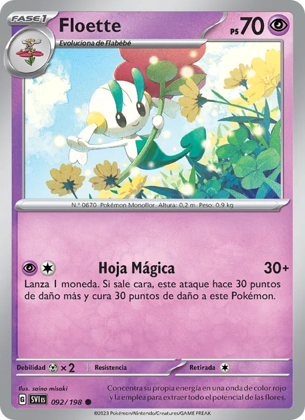Floette Escarlata y Púrpura 092/198
