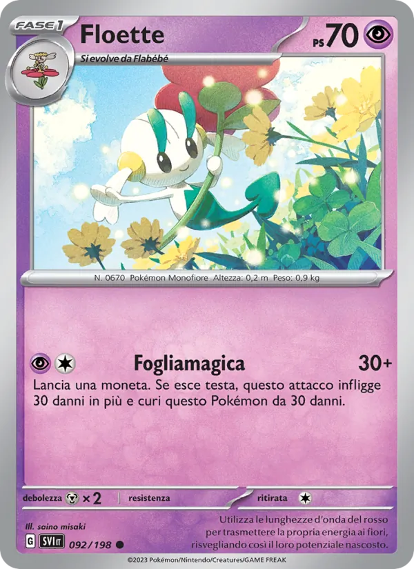 Floette Scarlatto e Violetto 092/198