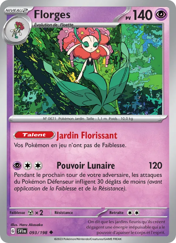 Florges Écarlate et Violet 093/198