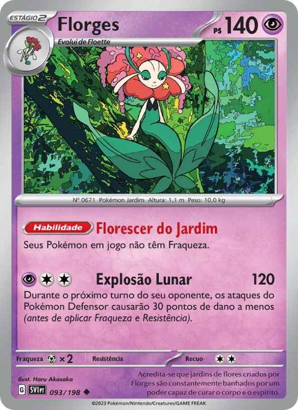 Florges Escarlate e Violeta 093/198