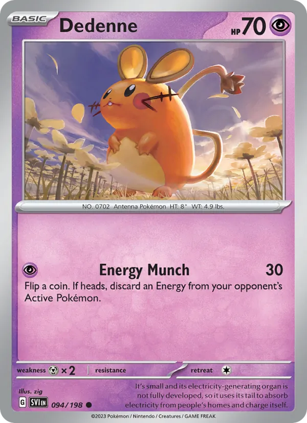 Dedenne Scarlet & Violet 094/198