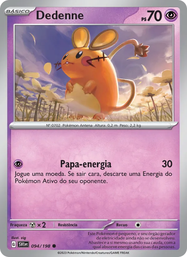 Dedenne Escarlate e Violeta 094/198