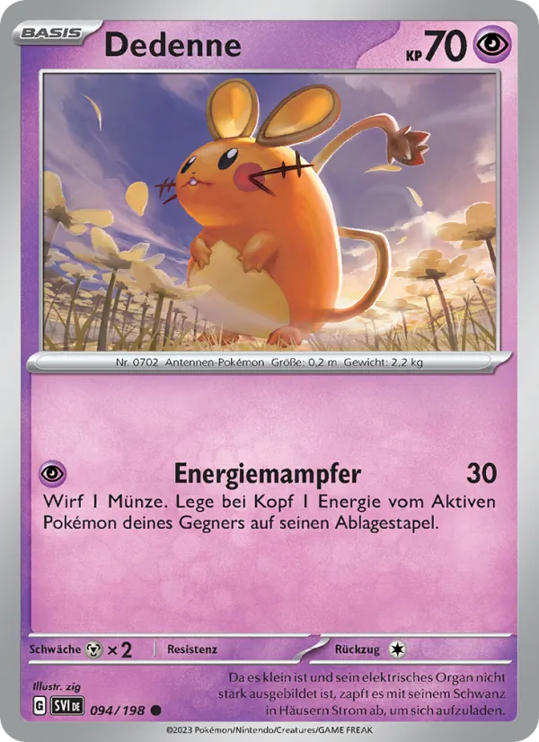 Dedenne Karmesin & Purpur 094/198