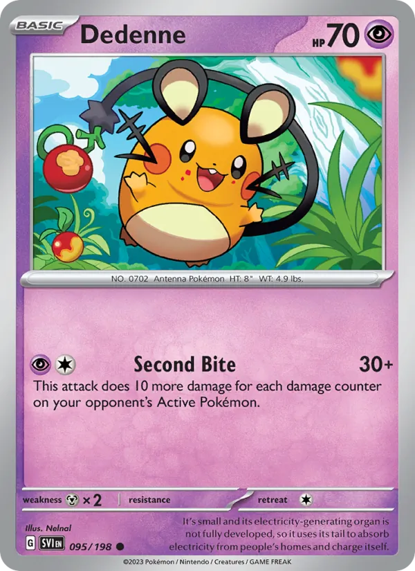 Dedenne Scarlet & Violet 095/198
