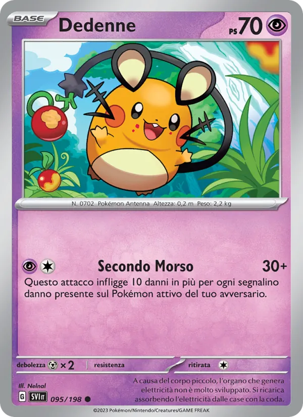 Dedenne Scarlatto e Violetto 095/198