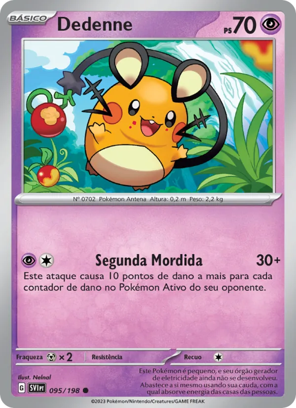 Dedenne Escarlate e Violeta 095/198