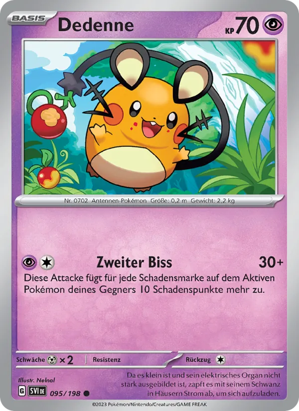 Dedenne Karmesin & Purpur 095/198