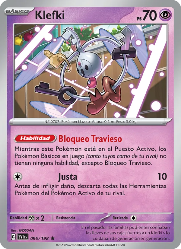 Klefki Escarlata y Púrpura 096/198