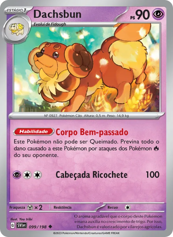 Dachsbun Escarlate e Violeta 099/198