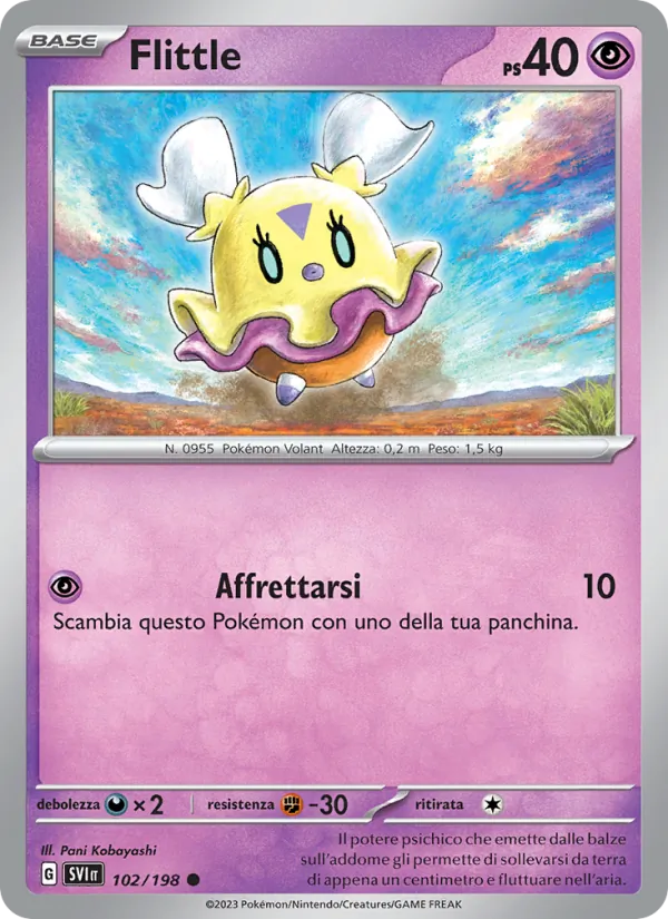 Flittle Scarlatto e Violetto 102/198
