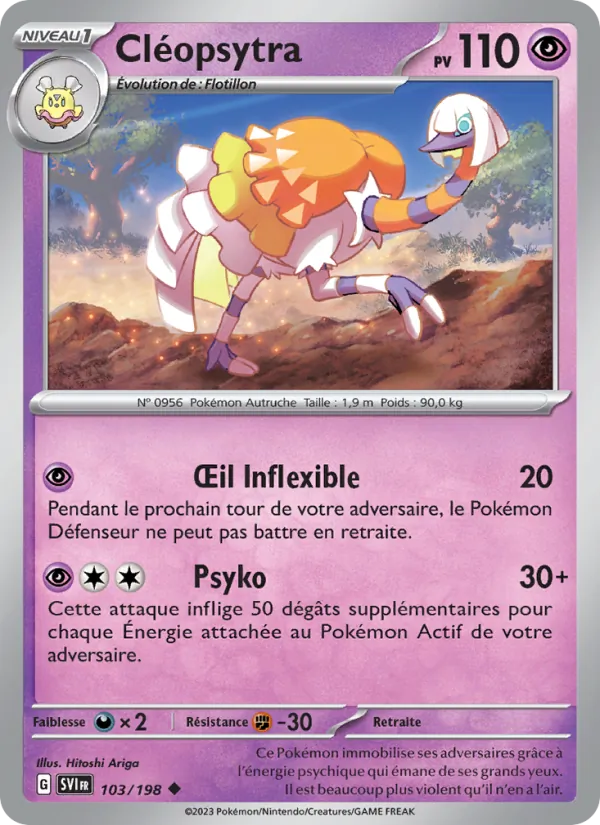 Cléopsytra Écarlate et Violet 103/198