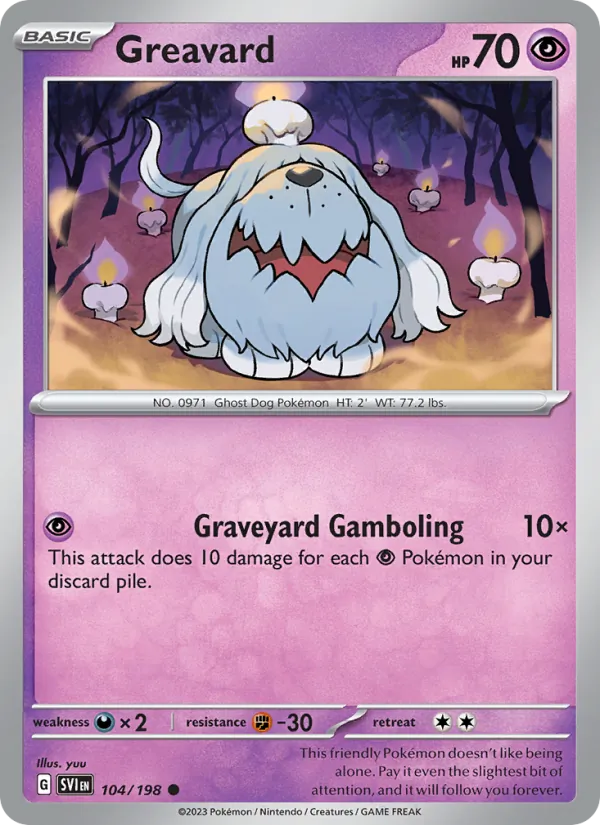 Greavard Scarlet & Violet 104/198